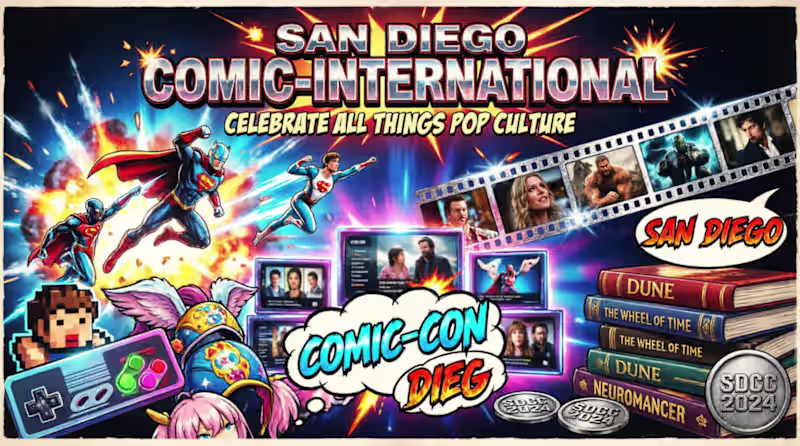 Cover image for 2 of 2 ads for San Diego International Comic-Con