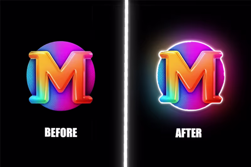 Cover image for I will Transform Your Basic Logo into a Radiant Design