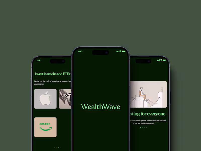 Cover image for Mobile App Redesign for WealthWave
