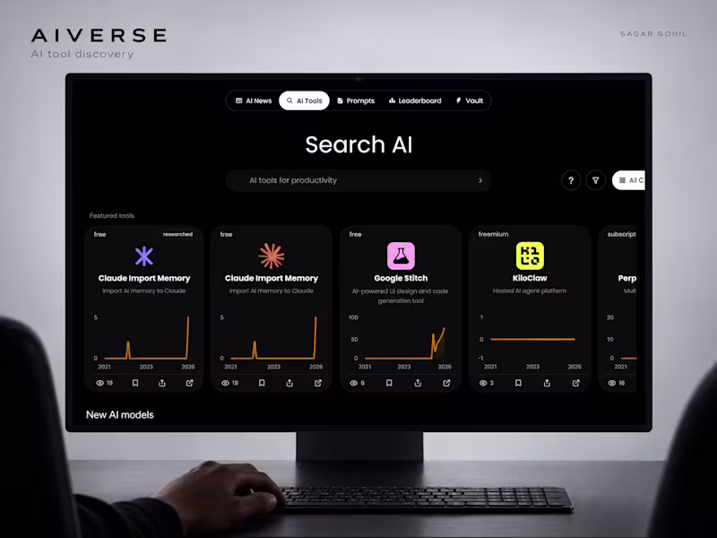 Cover image for AIVERSE - AI Discovery Platform | AI News, AI Tools & More