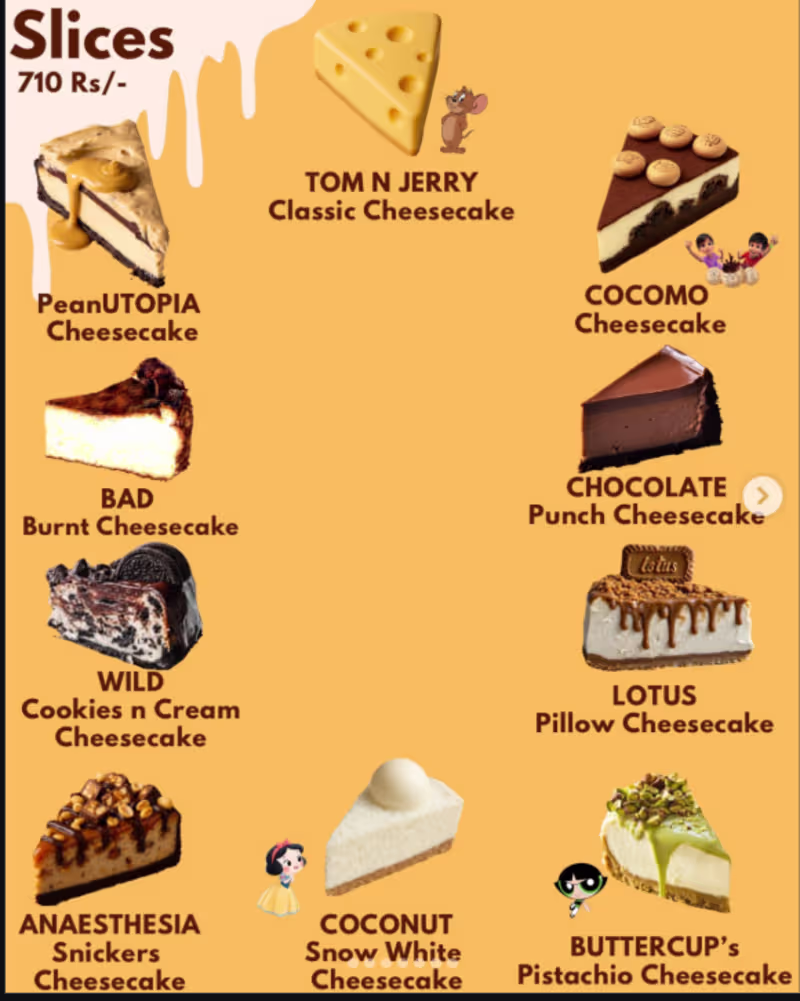 Cover image for Webpage for a growing cheescake
