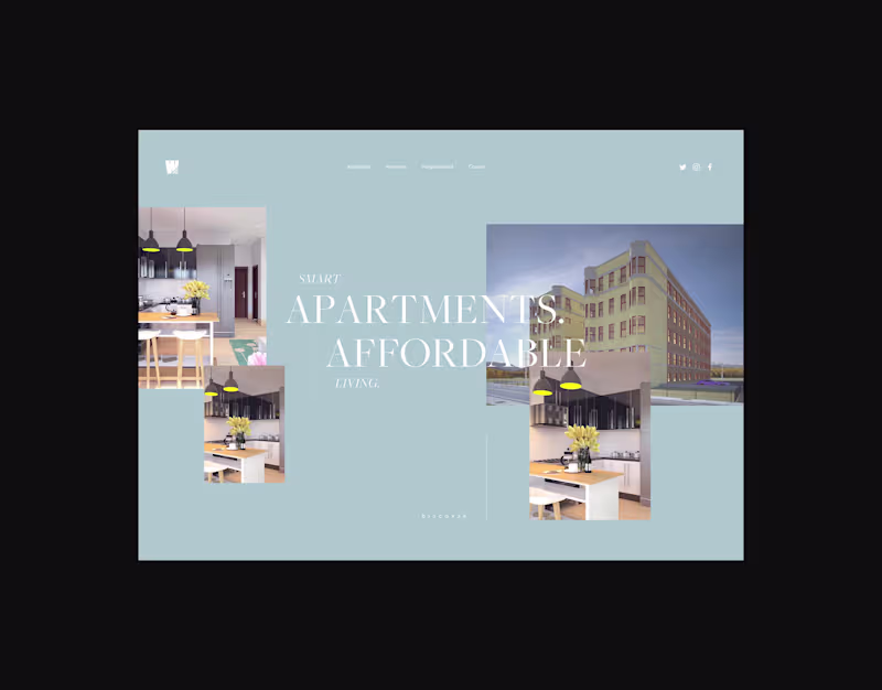 Cover image for The Weston Hall – Modern Apartment Website Redesign