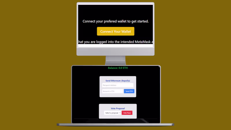 Cover image for dApp Web3 App