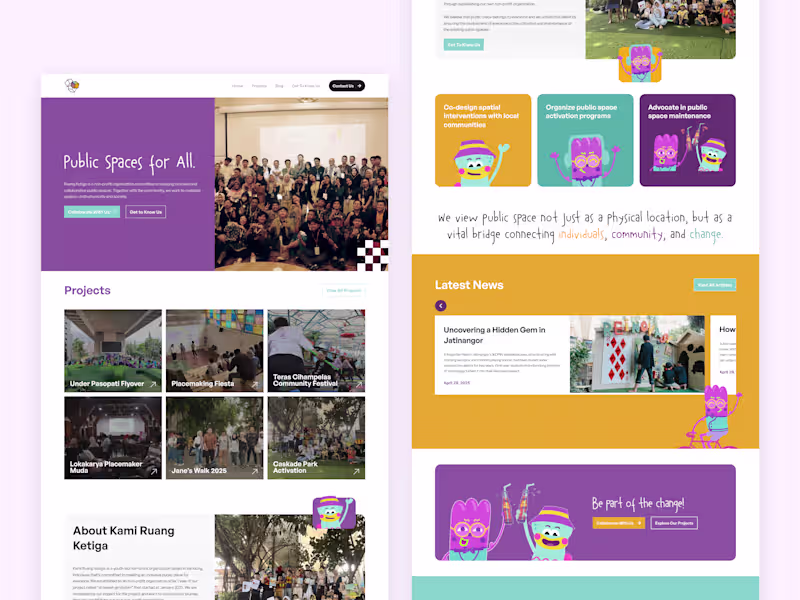 Cover image for Kami Ruang Ketiga - Wordpress Company Profile