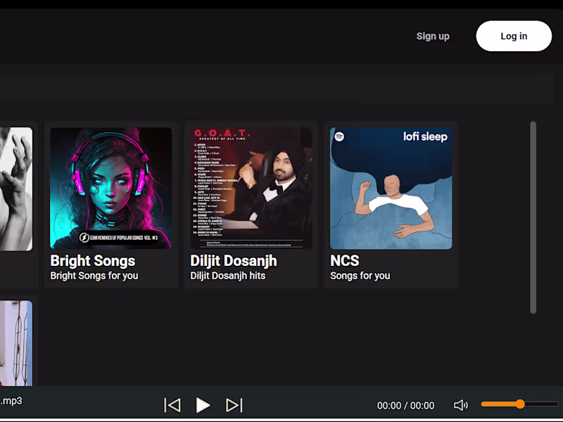 Cover image for Spotify - Web Player : Music for everyone