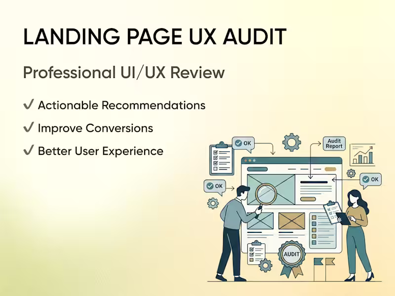 Cover image for A professional landing page audit with actionable improvements