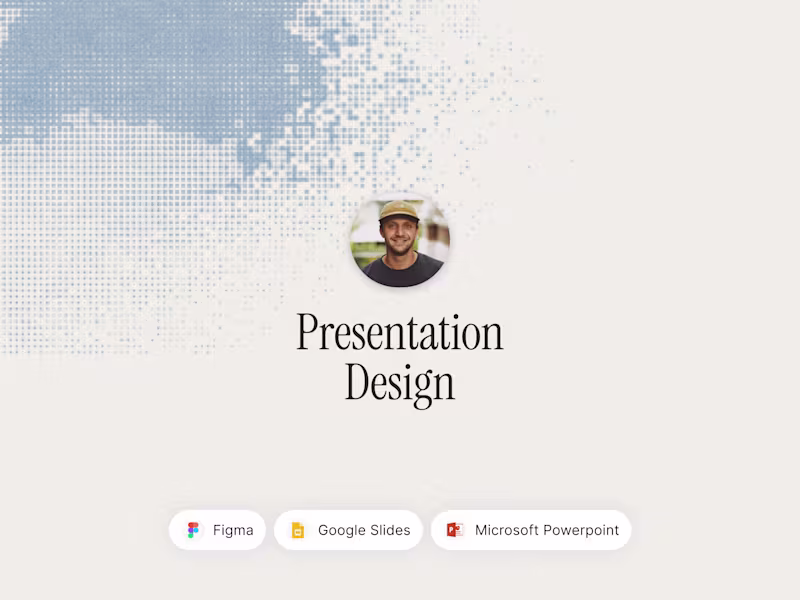 Cover image for Presentation Design