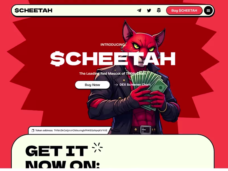 Cover image for CHEETAH - $CHEETAH