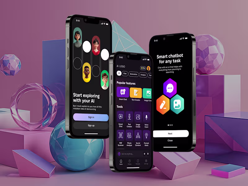 Cover image for AI Assistant — Chat, Image & Content Generation App