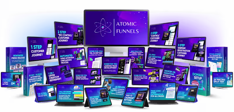 Cover image for Done For You Funnel Development - Atomic Funnels Accelerator