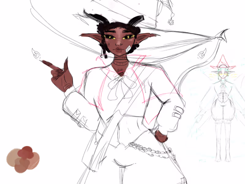 Cover image for Pathfinder character design