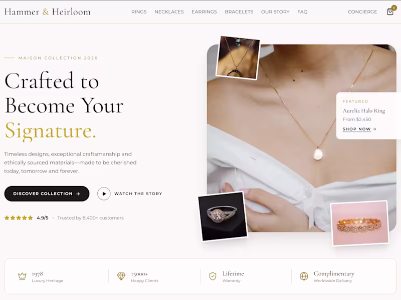 Cover image for Designed and developed a premium