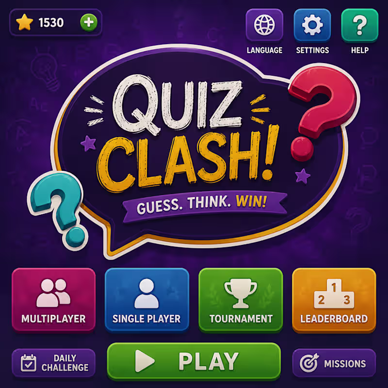 Cover image for Quiz Clash arcade game with Unity