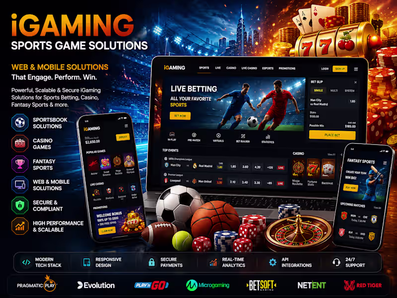 Cover image for iGaming, Casino & Sportsbook Platform Development