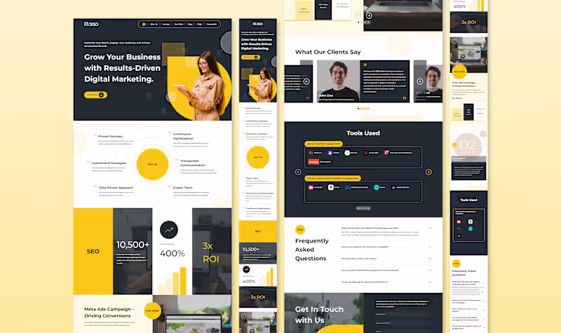 Cover image for Marketing Landing Page