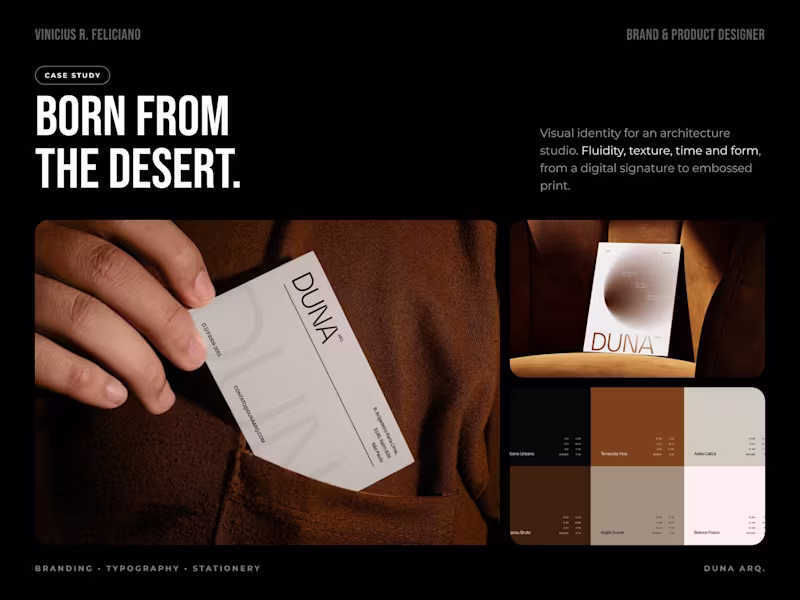Cover image for Duna Arq. — Brand Identity for an Architecture Studio