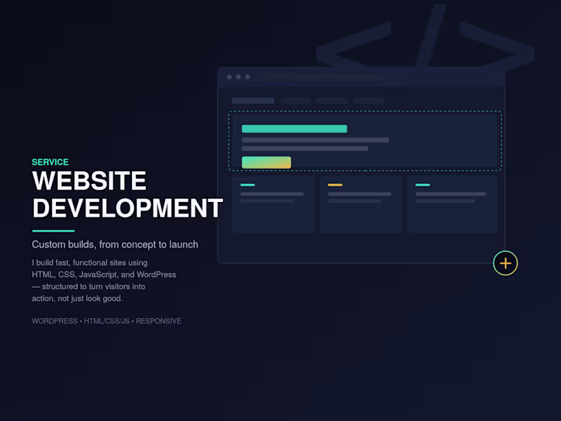 Cover image for Custom Website Development