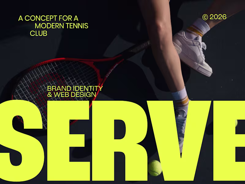 Cover image for Web Design for tennis club