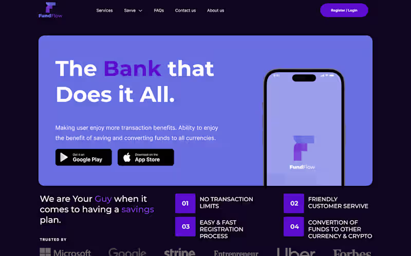 Cover image for Fintech app Hero section (A Casestudy)