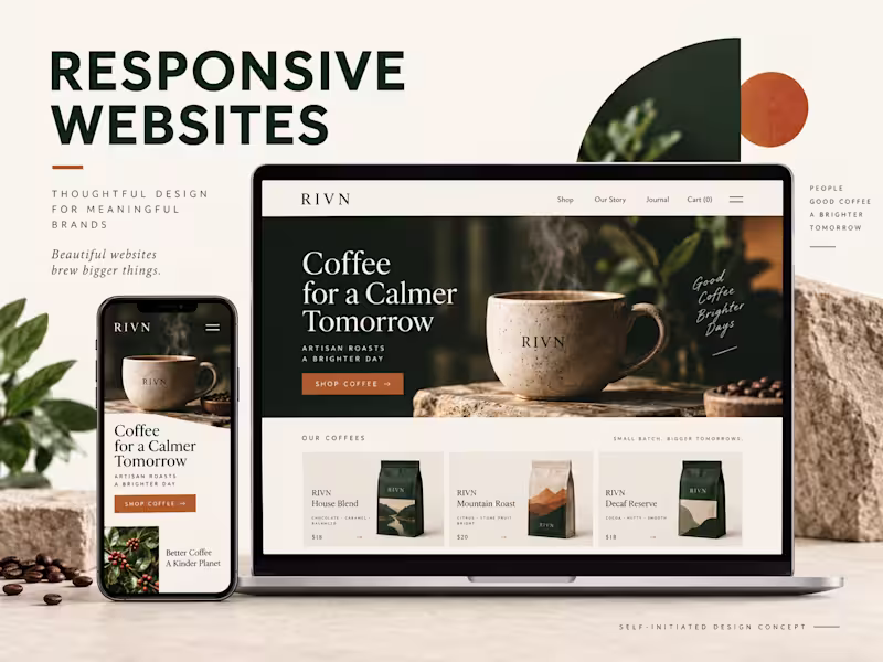 Cover image for Responsive landing page design and development