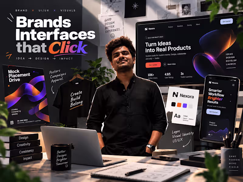 Cover image for Brand Identity & UI/UX Design