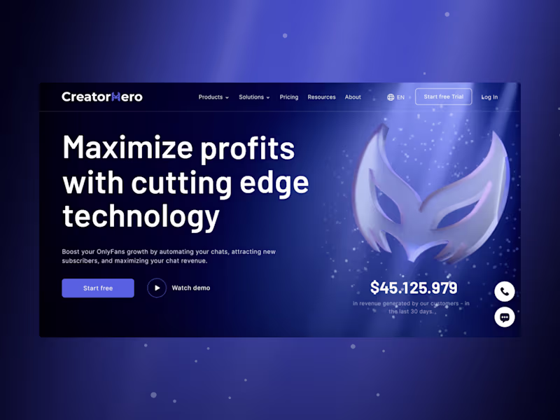 Cover image for Website Design Concept (1 Hero Image)