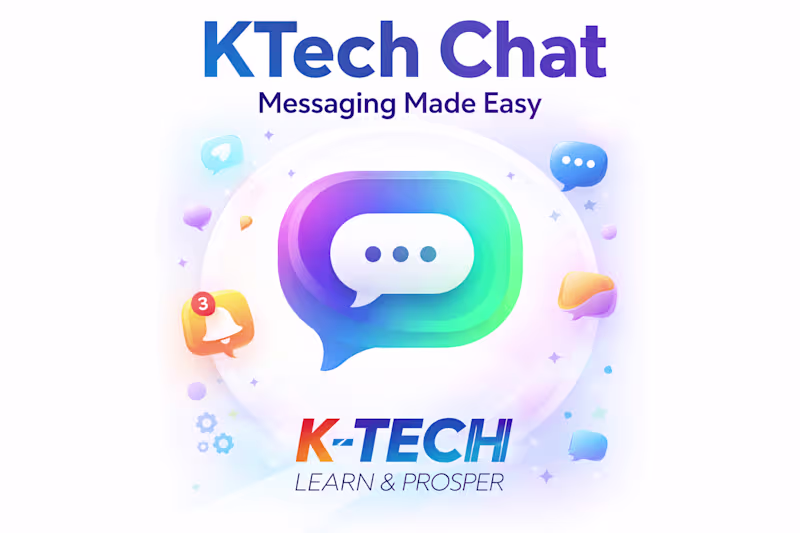 Cover image for KTech Chat is a modern, real-time messaging platform built f...