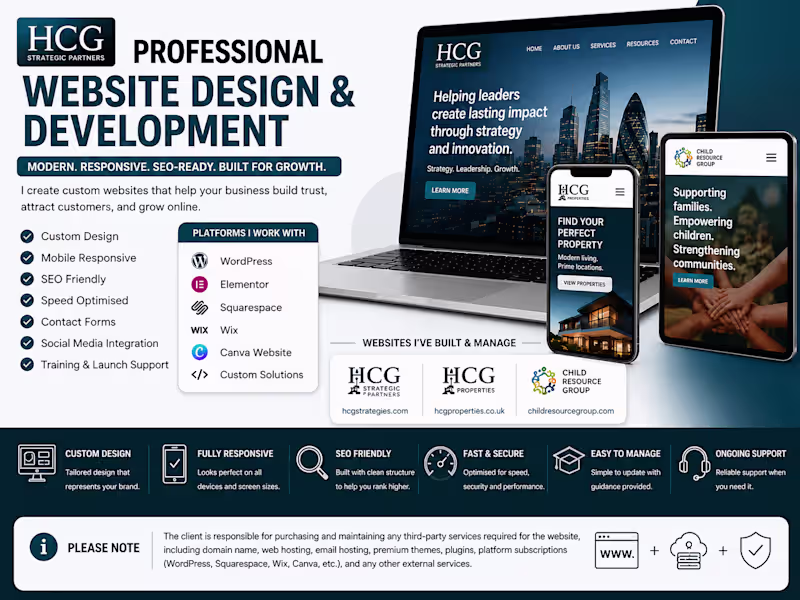 Cover image for Professional Website Design & WordPress Development