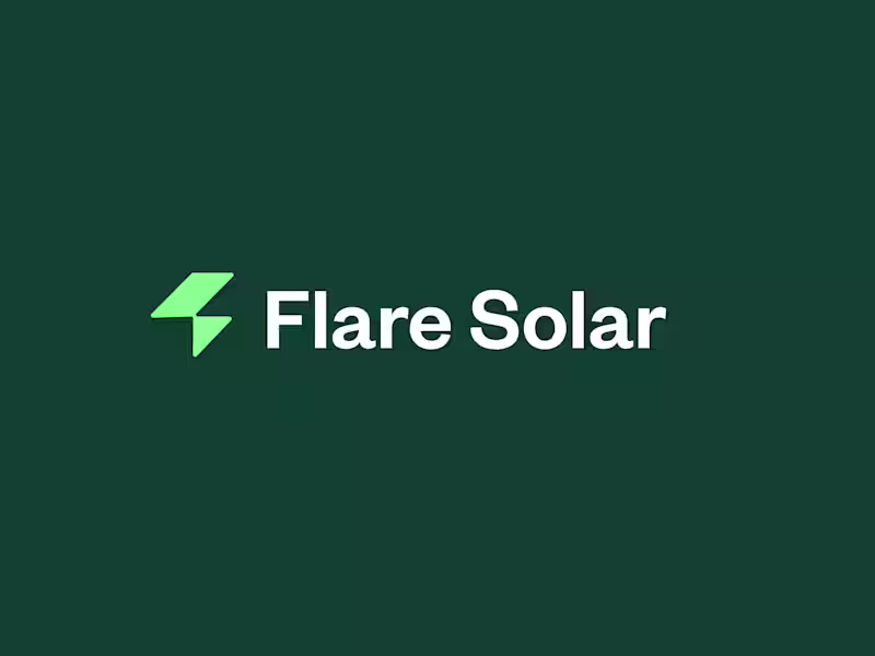 Cover image for Flare Solar Brand Identity Design