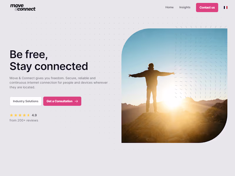 Cover image for Move & Connect - Secure and Reliable Internet Connectivity Solu…