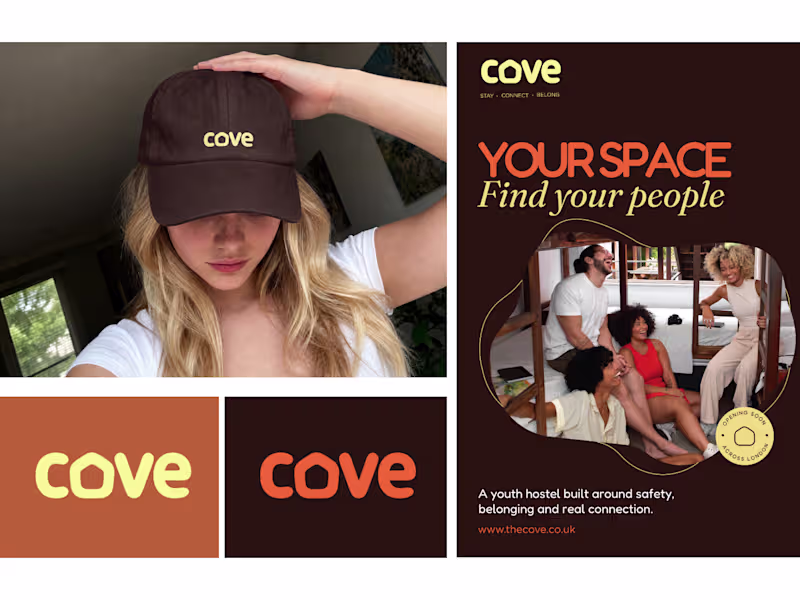 Cover image for Cove Brand Identity and Campaign Design
