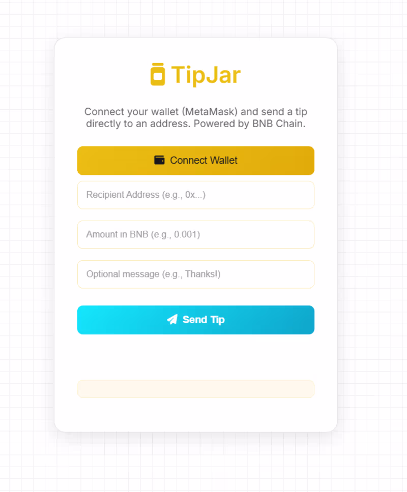 Cover image for TipJar is a functional Proof-of-Concept