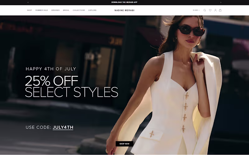 Cover image for NADINE MERABI (Luxury Fashion) –
