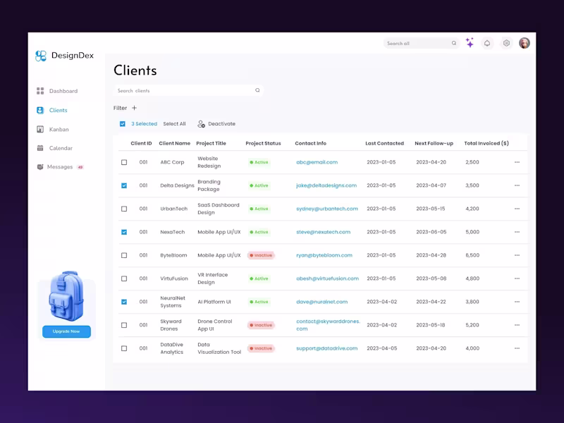 Cover image for DesignDex is a conceptual client