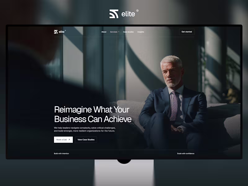 Cover image for Web design for a consulting