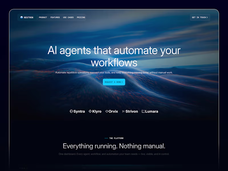 Cover image for Neutron | Framer Web Design & Development