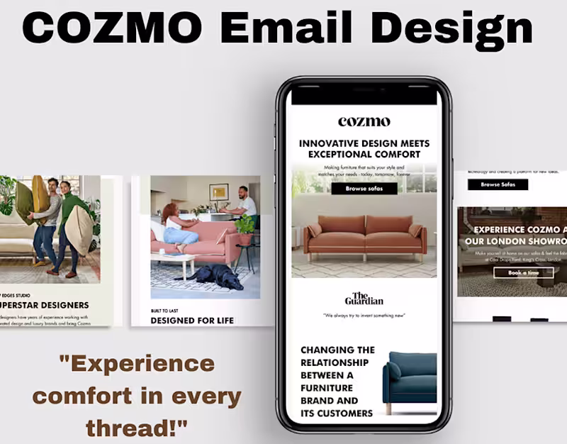 Cover image for COZMOS Email Design (1) | Images :: Behance