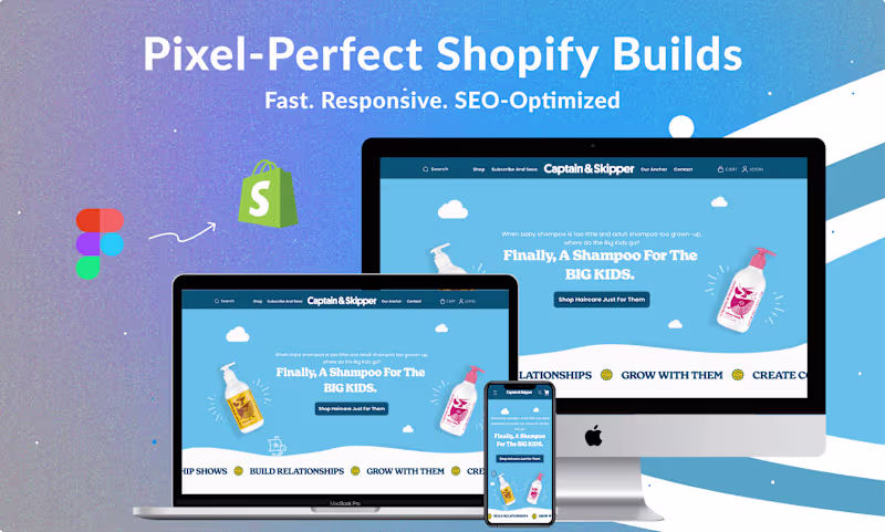 Cover image for Custom Figma to Shopify Store Development | Fast, SEO-Optimized