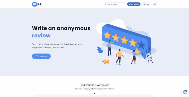 Cover image for Company reviews web application