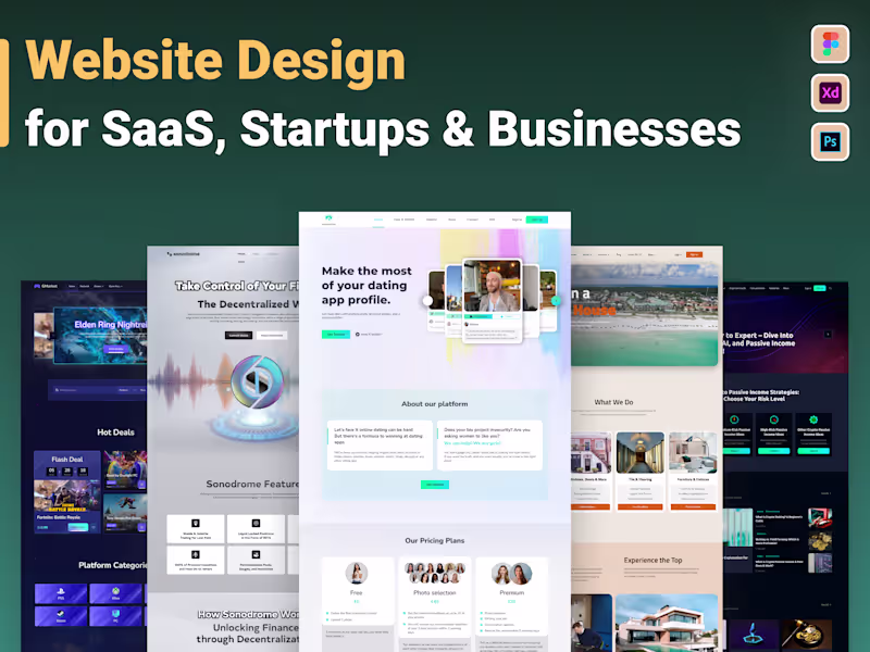 Cover image for Professional Responsive Website Design in Figma