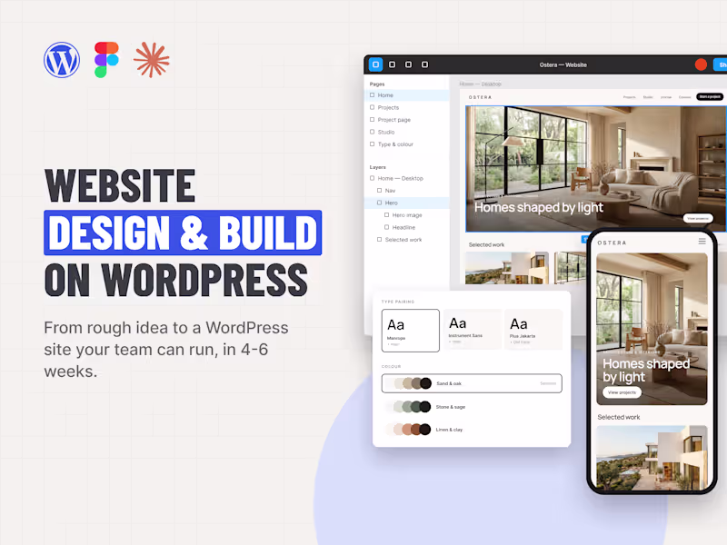 Cover image for WordPress Website Design & Build