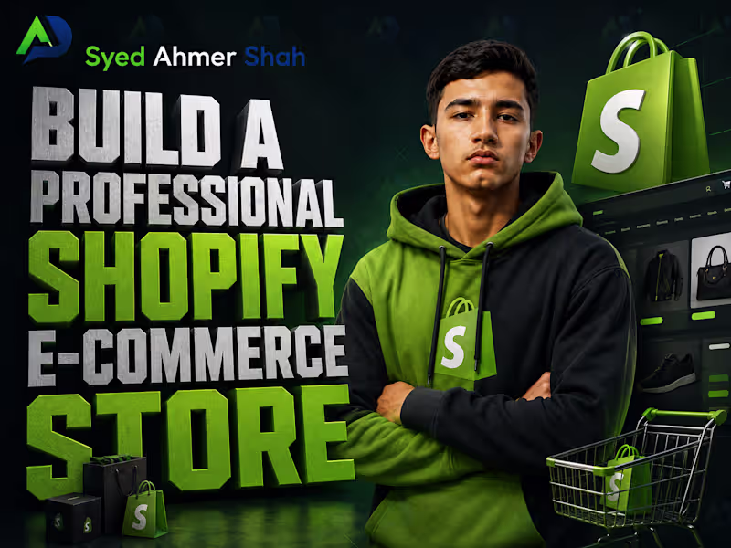 Cover image for Build a Professional Shopify E-commerce Store