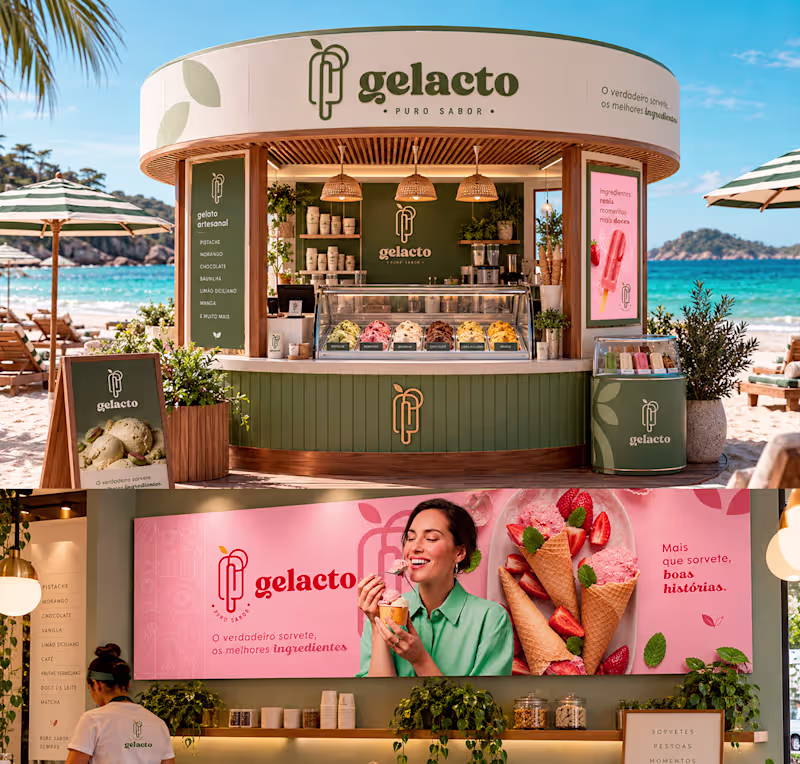 Cover image for Gelacto Brand Identity Development