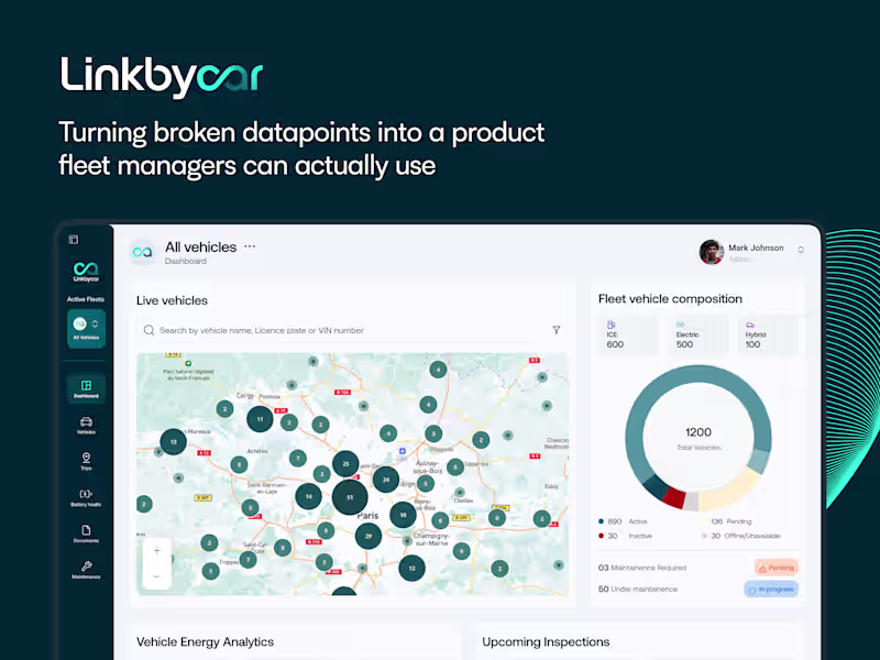 Cover image for LinkByCar - Designing a connected fleet intelligence platform