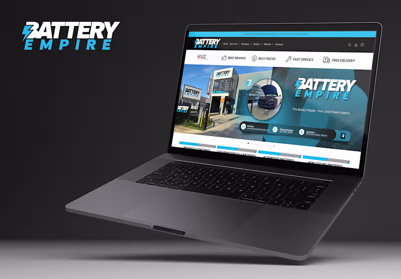 Cover image for Battery Empire E-Commerce Transformation