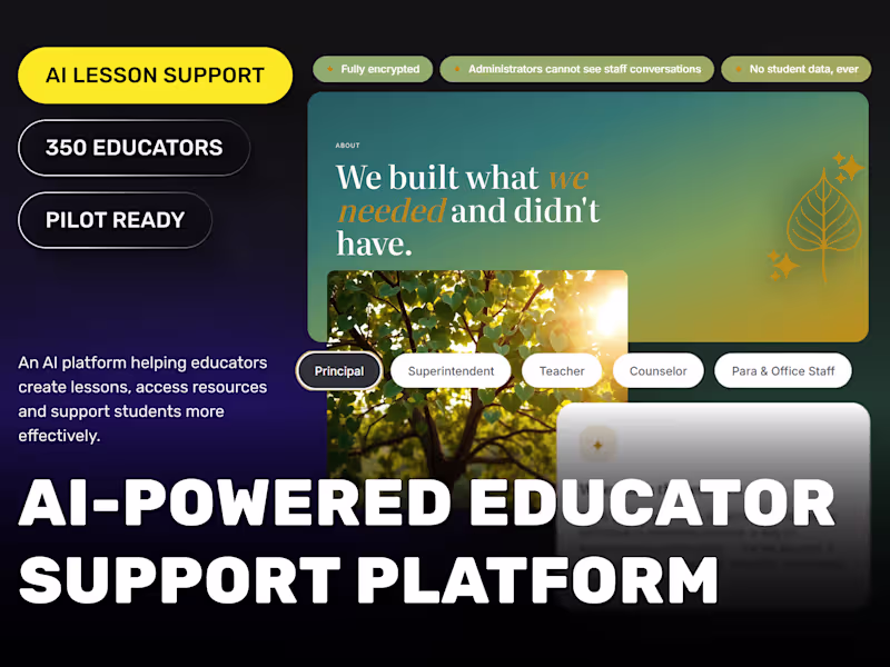 Cover image for 🎓AI-Powered Educator Support Platform