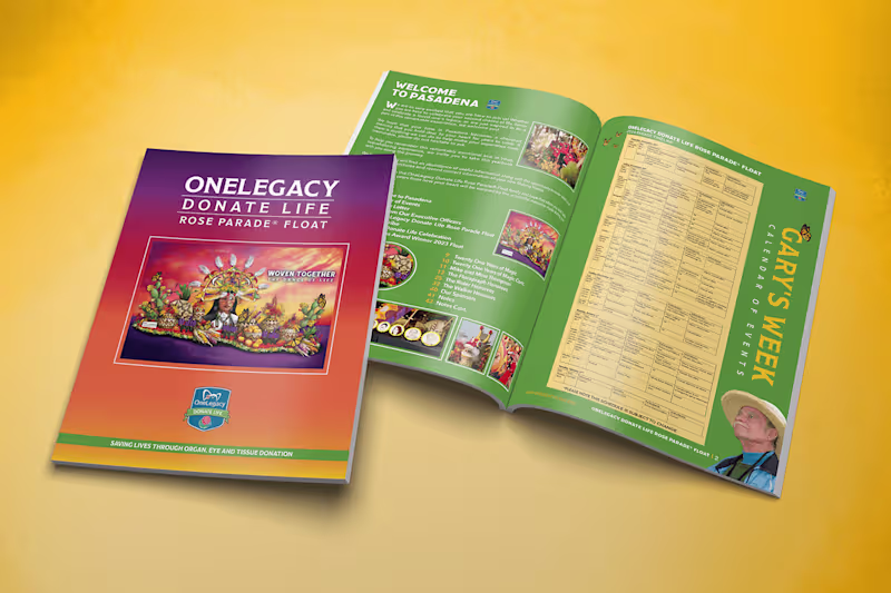 Cover image for ROSE PARADE FLOAT SOUVENIR BOOKLET :: Behance