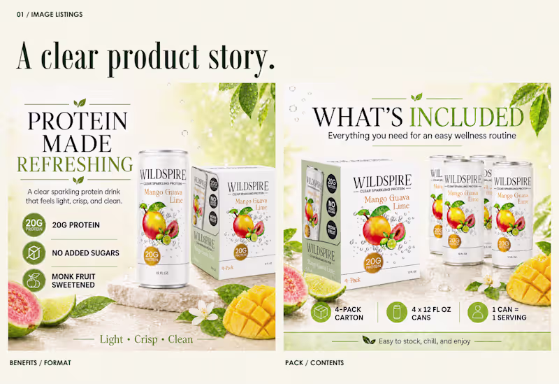 Cover image for Amazon Listing Image Design — 7 Images