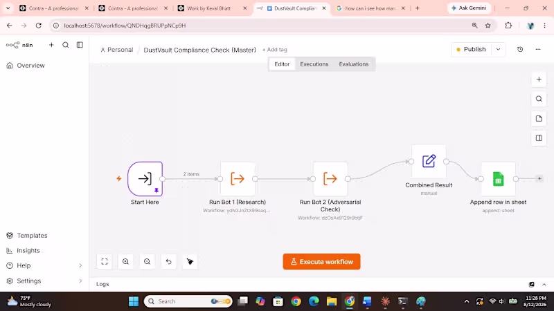 Cover image for DustVault's core compliance engine —