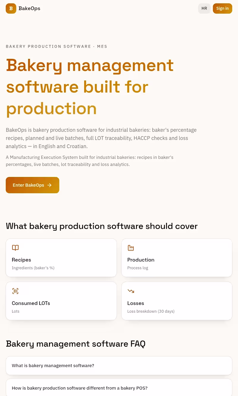 Cover image for BakeOps is a multi-tenant SaaS